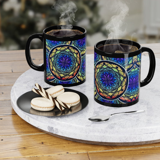 Monarch Mandala Coffee Mug, 11oz