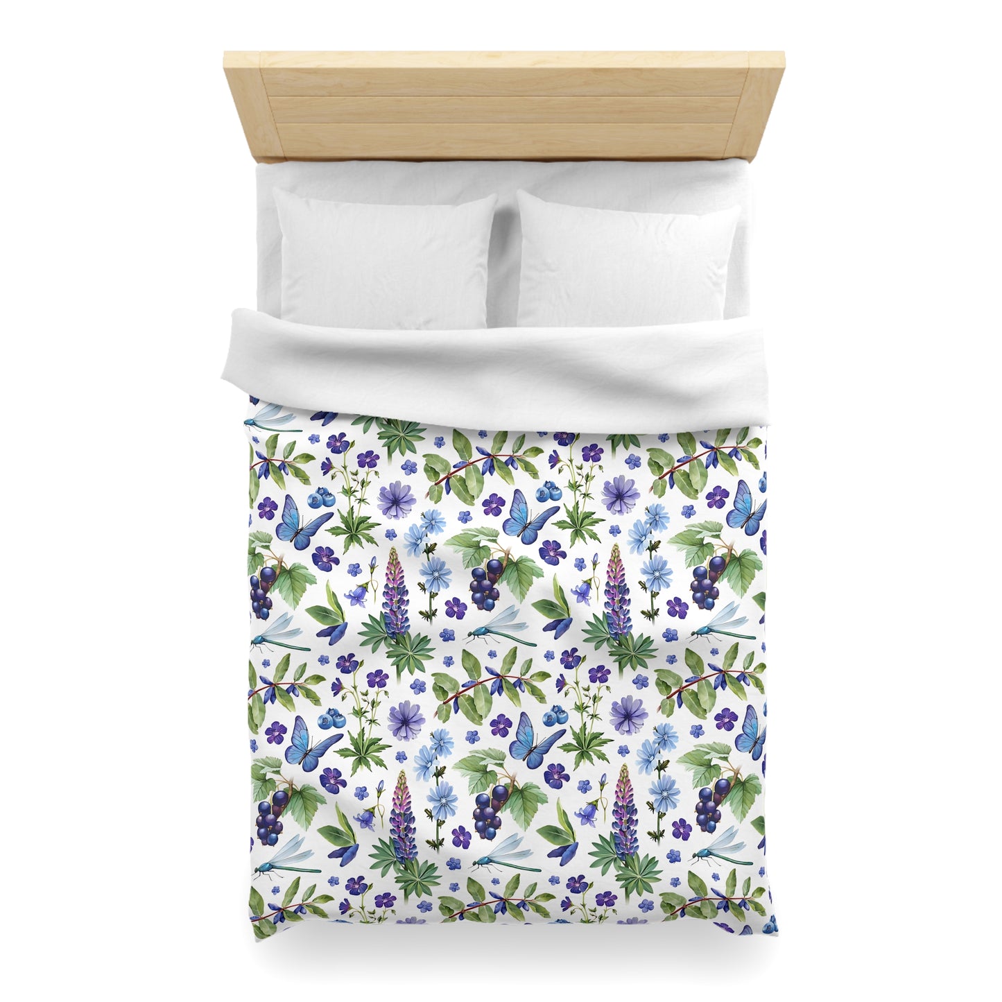 Blue Dragonfly Duvet Cover