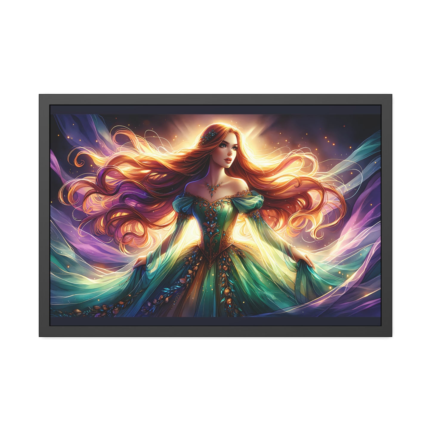 Once Upon A Fantasy - Ginger Goddess Framed Posters