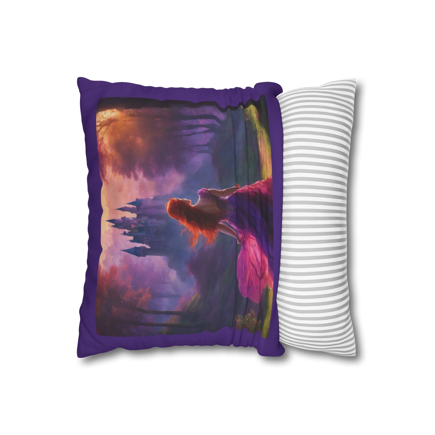 Once Upon A Fantasy #1 Cushion Cover - Purple