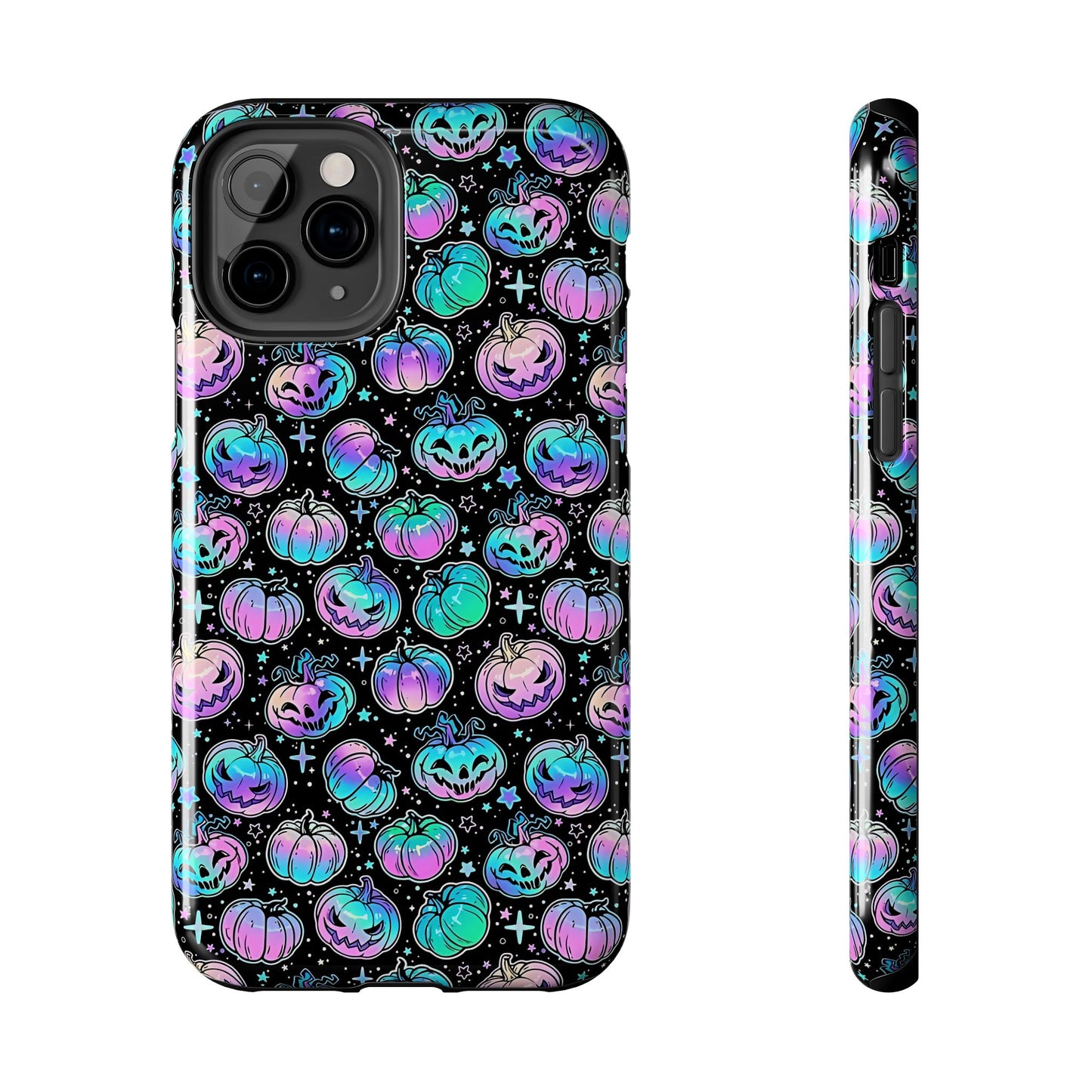 Spooky Neon Pumpkin Phone Case