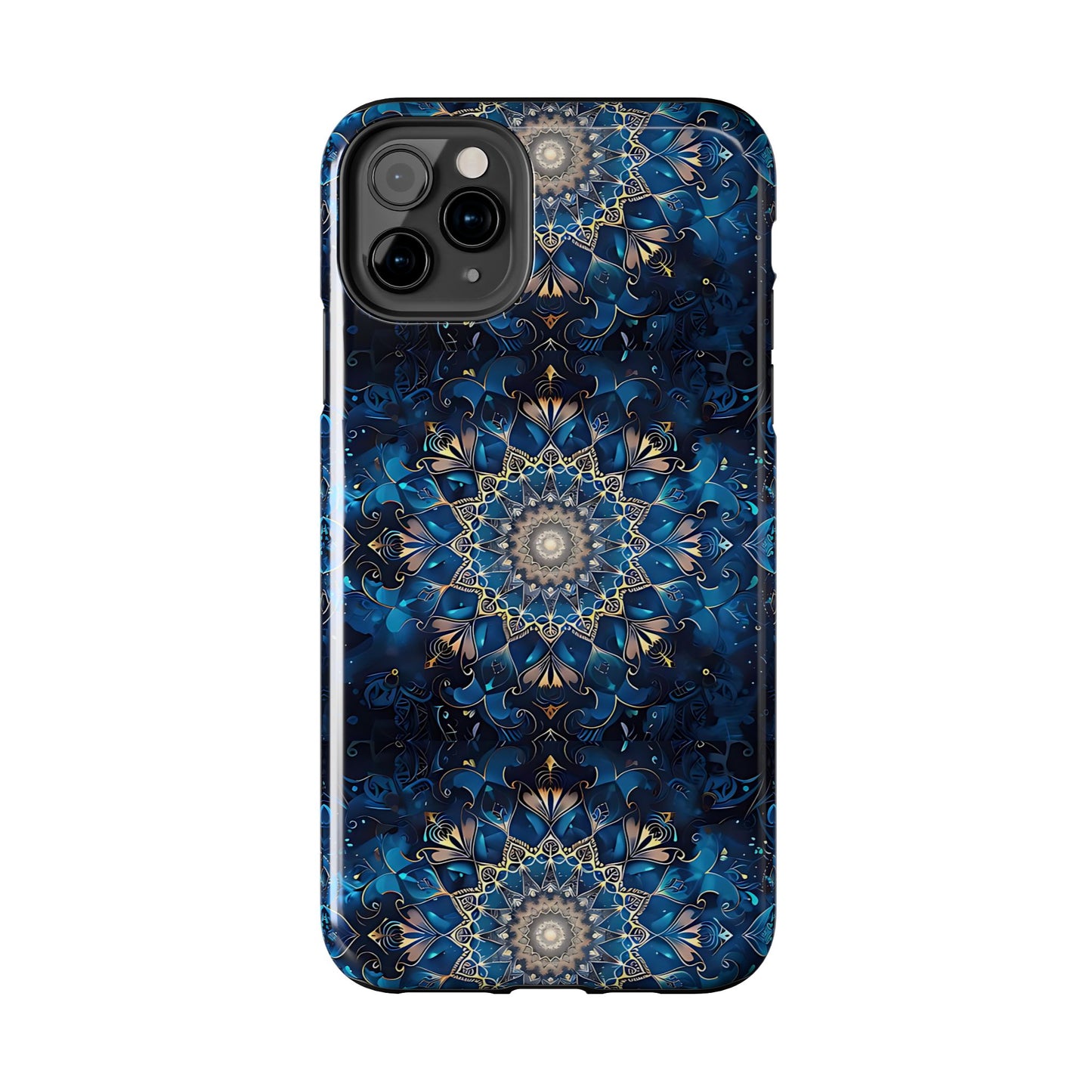 Navy Mandala Phone Case