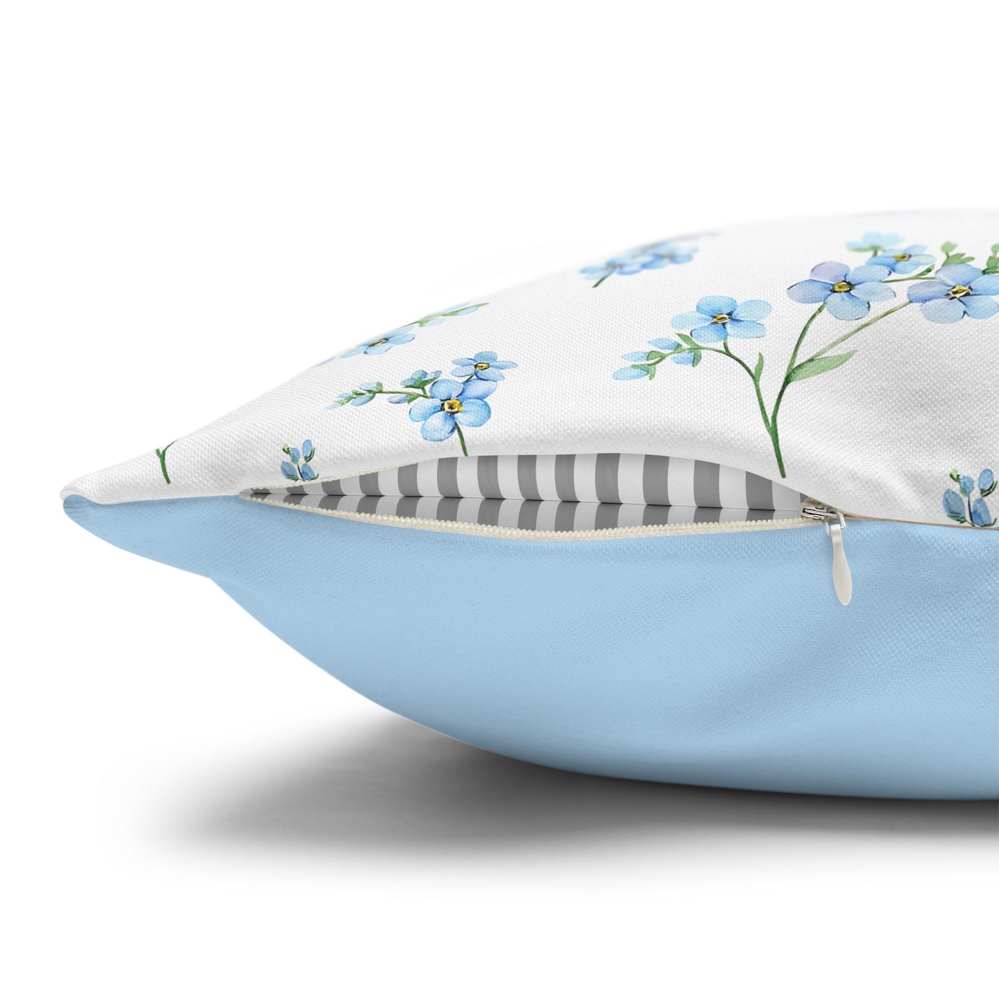 Forget-Me-Not - Baby Blue Cushion Cover
