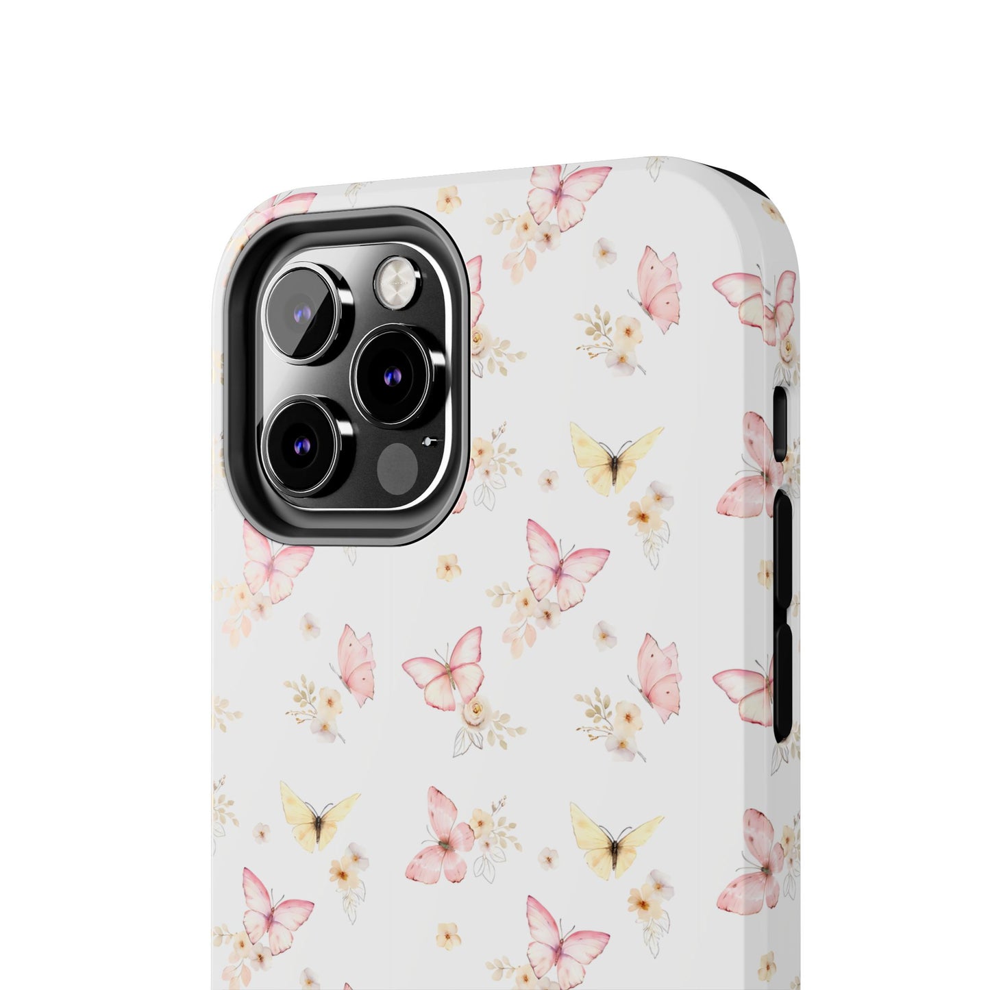 Pink & Yellow Butterfly Phone Case