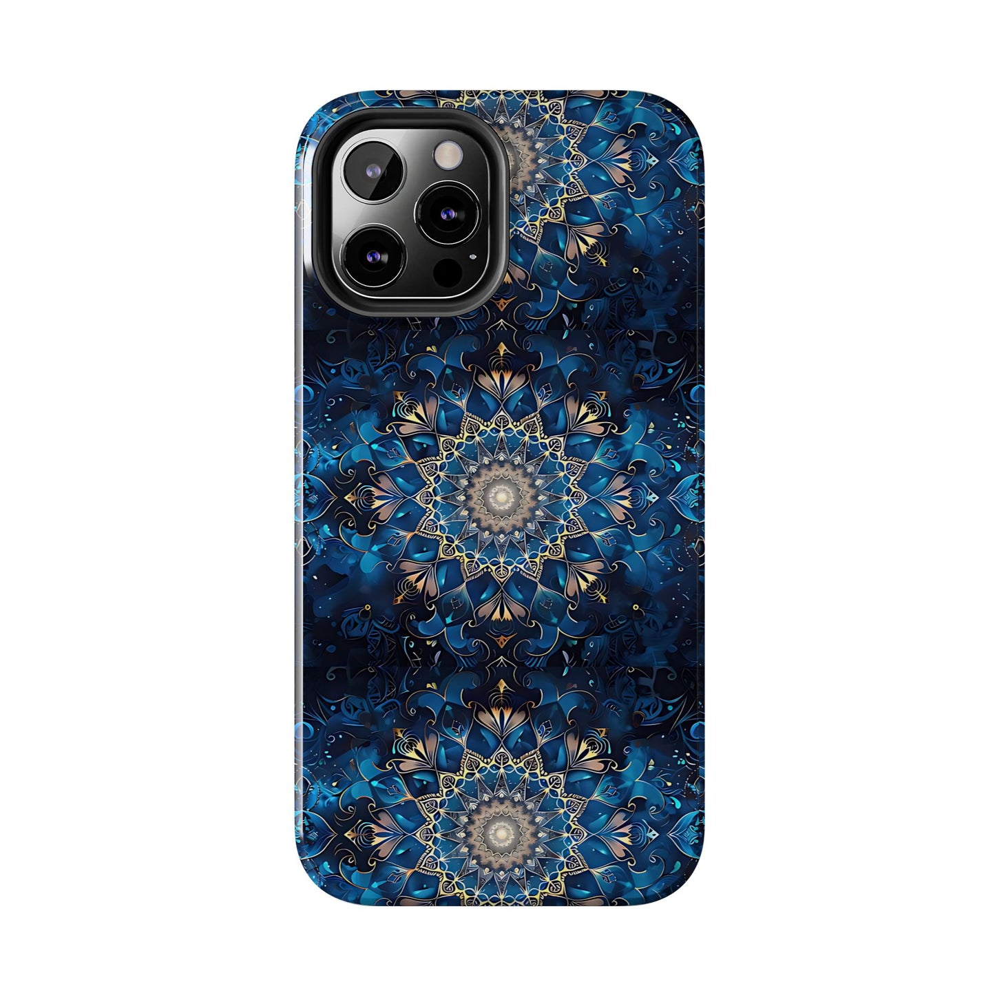 Navy Mandala Phone Case