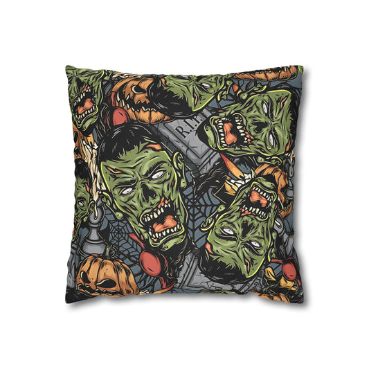 Spooky Zombie Halloween #15 Cushion Cover