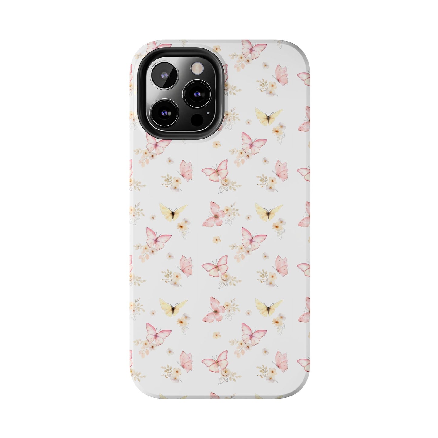 Pink & Yellow Butterfly Phone Case