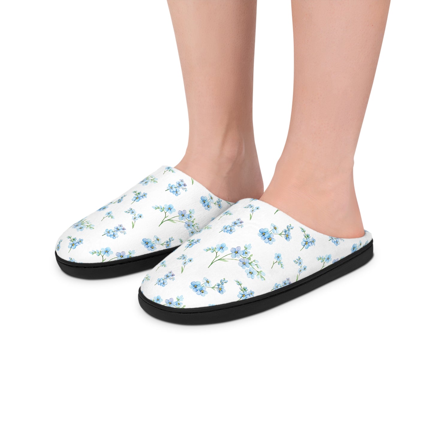 Forget-Me-Not Women's Indoor Slippers