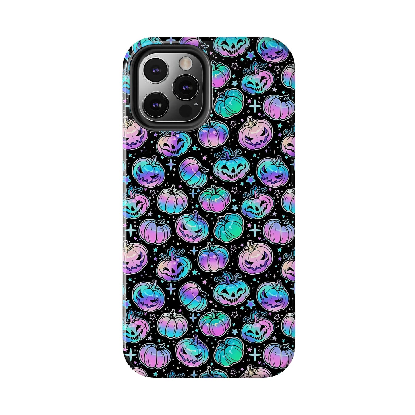 Spooky Neon Pumpkin Phone Case