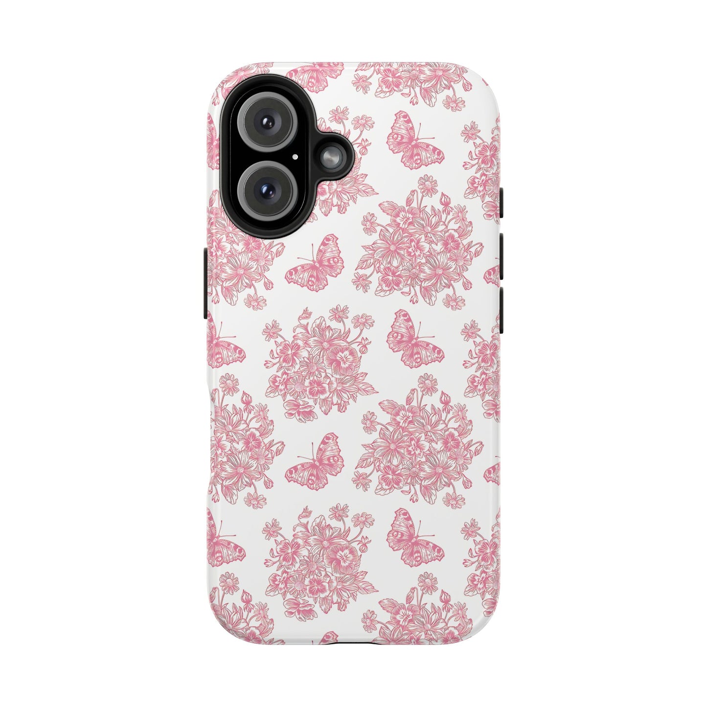 Antique Pink Butterfly Phone Case