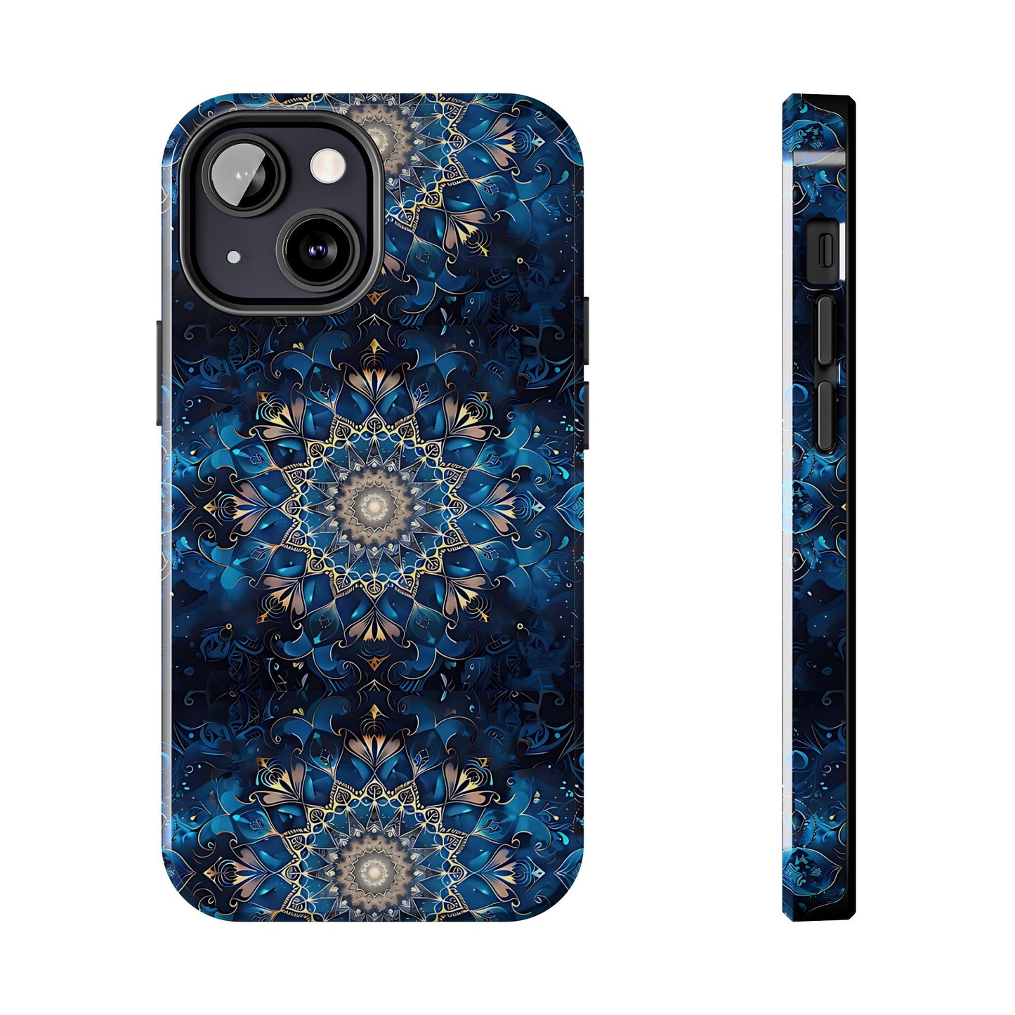 Navy Mandala Phone Case