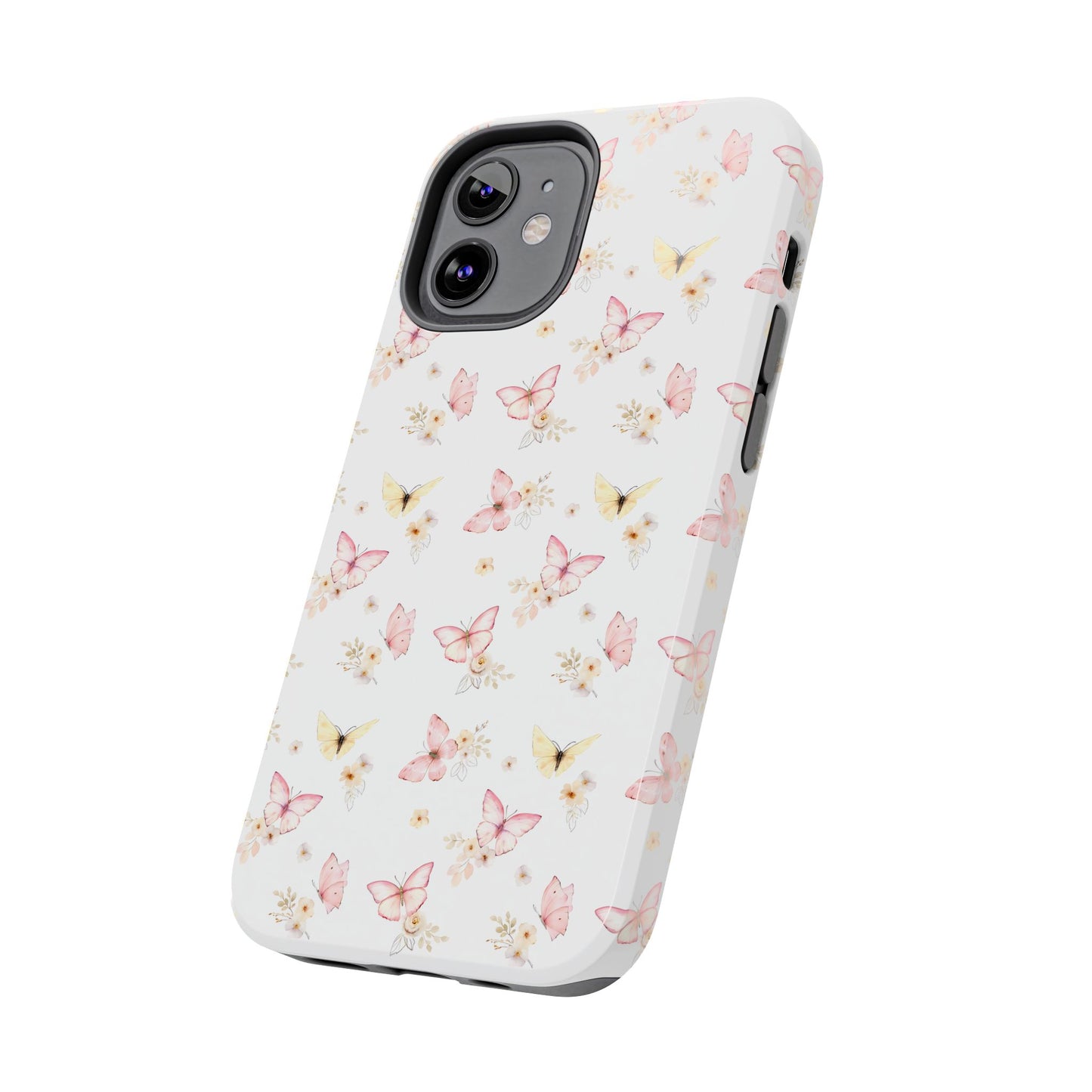 Pink & Yellow Butterfly Phone Case