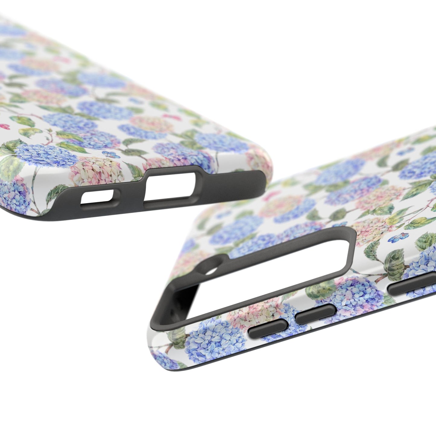 Pink & Blue Hydrangea Phone Case