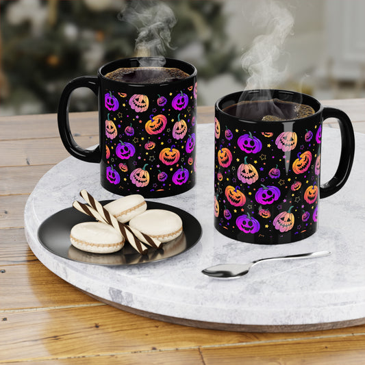 Spooky Neon Halloween #3 Coffee Mug, 11oz