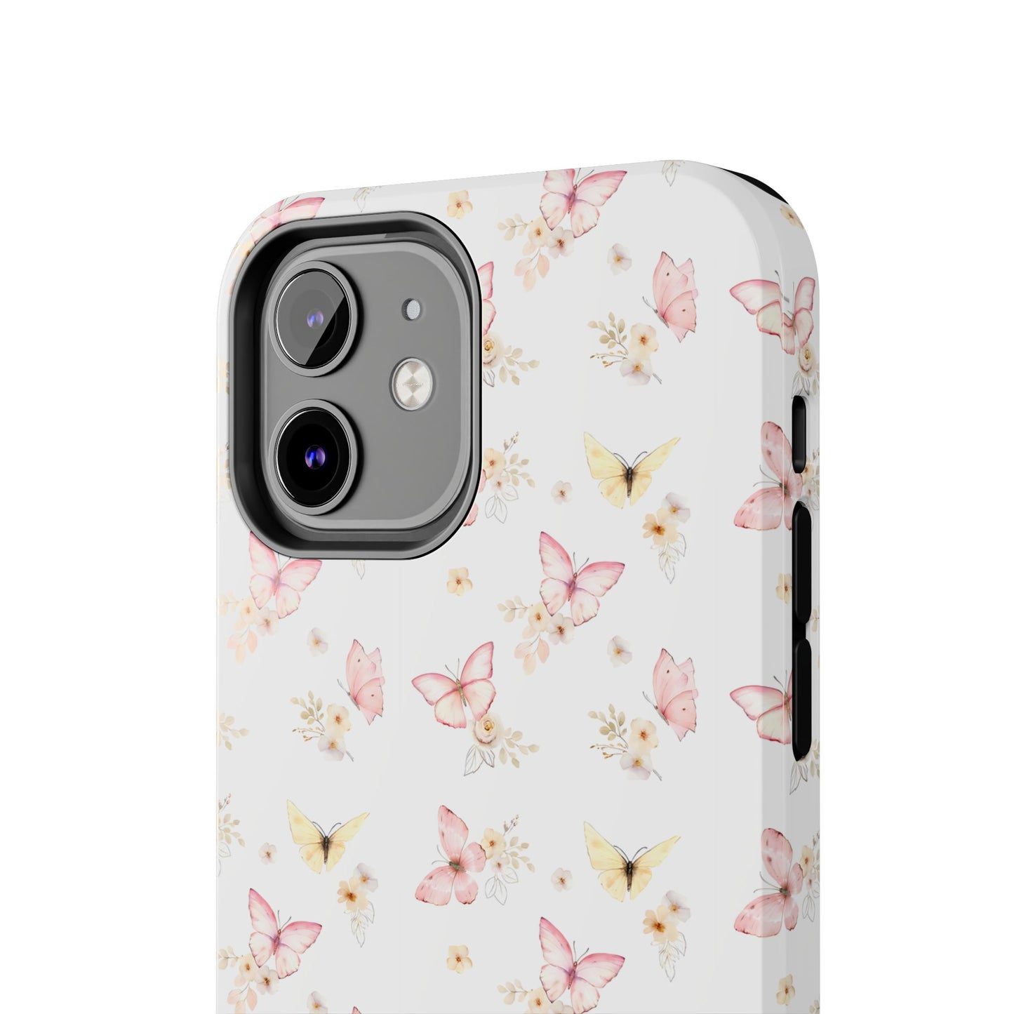 Pink & Yellow Butterfly Phone Case