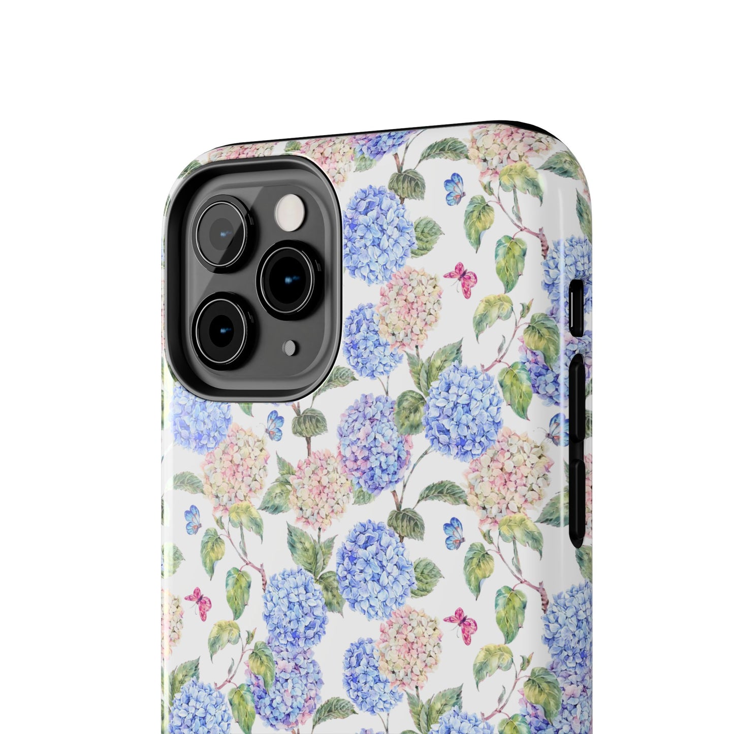 Pink & Blue Hydrangea Phone Case