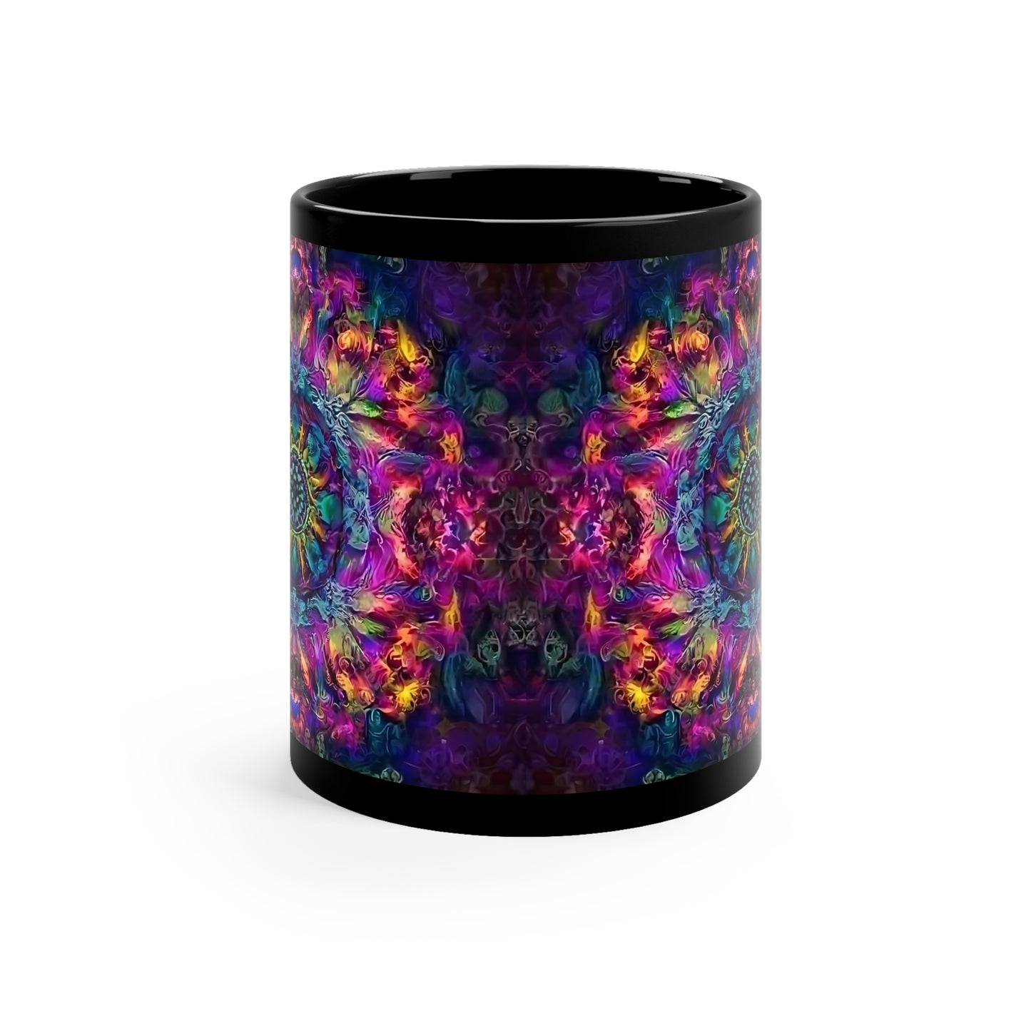 Psychedelic Kaleidoscope Coffee Mug, 11oz