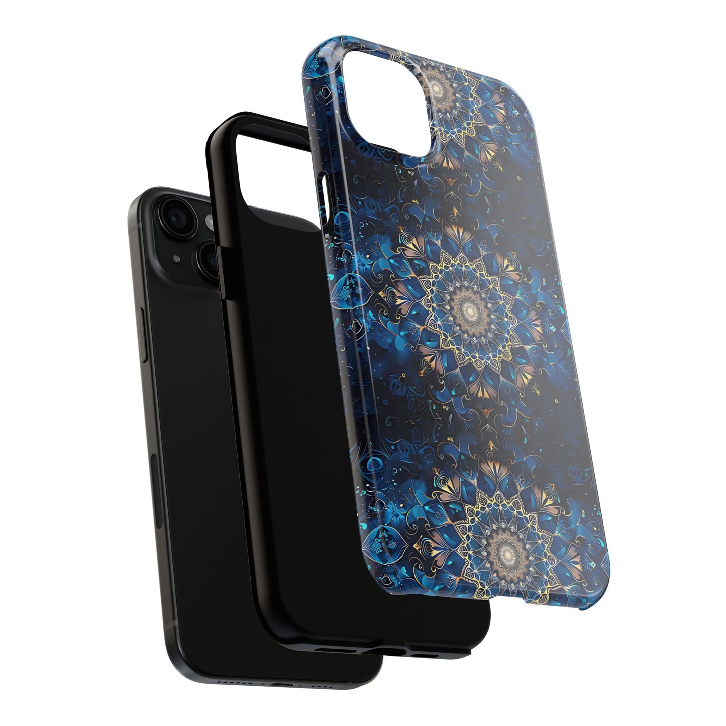 Navy Mandala Phone Case