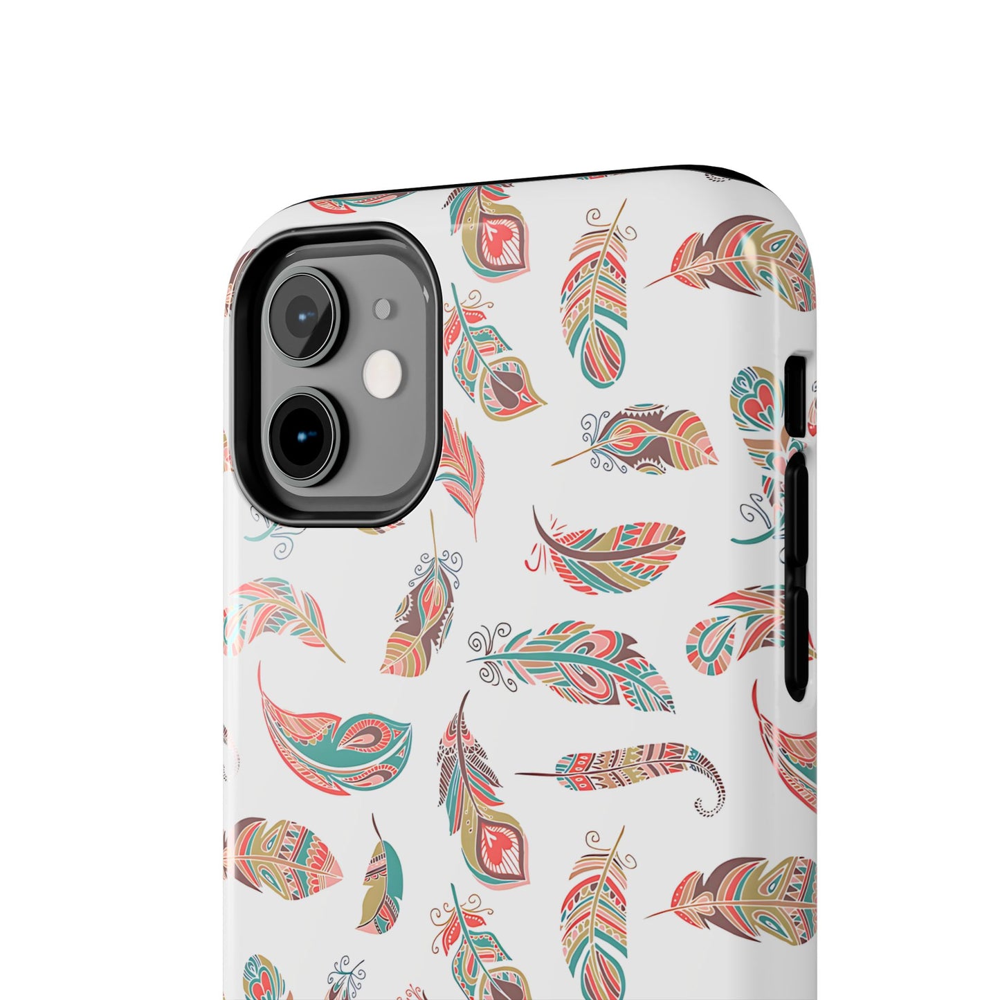 Boho Feather Tough Phone Case