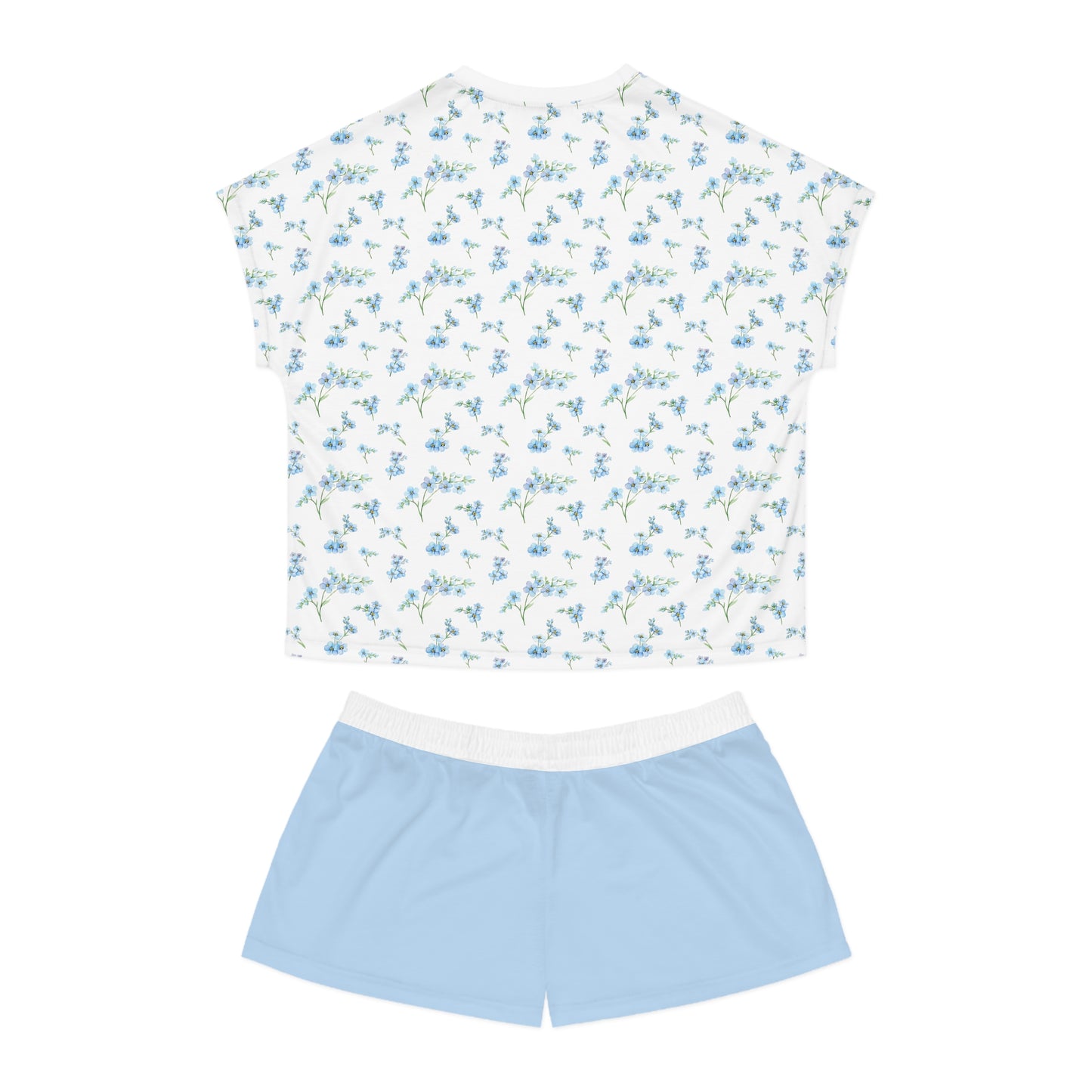 Women’s Forget-Me-Notl Short Pajama Set