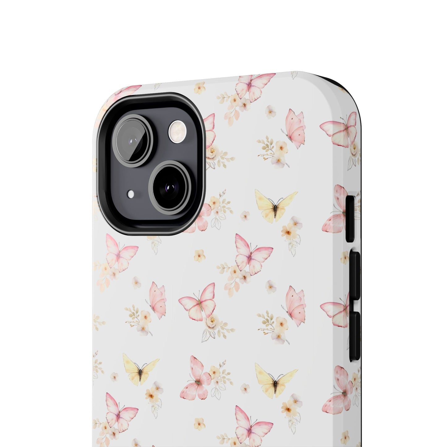 Pink & Yellow Butterfly Phone Case