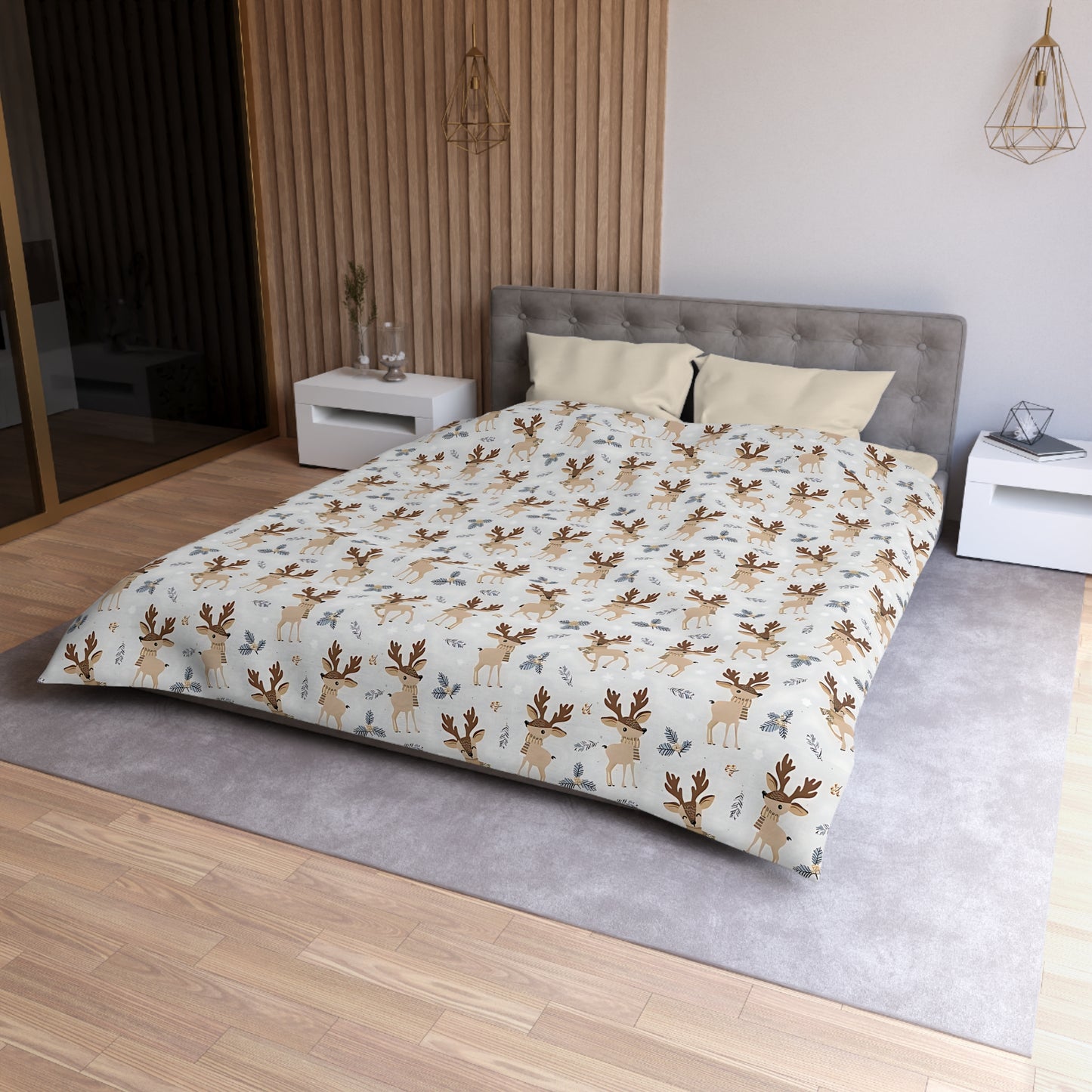 Reindeer #1 Print Duvet Cover