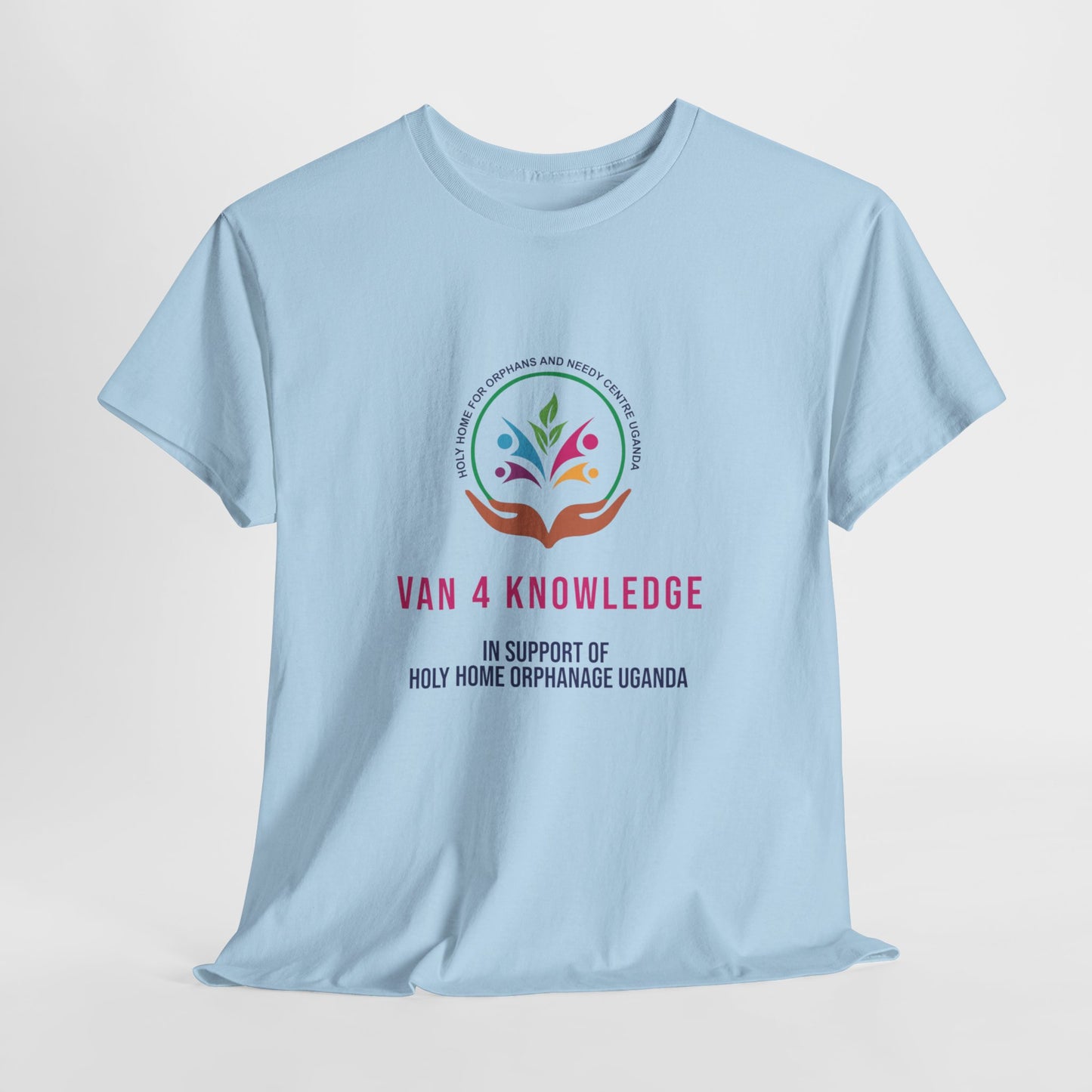 Van 4 Knowledge Unisex Heavy Cotton T-shirt - **In Support of Holy Home Orphanage Uganda**