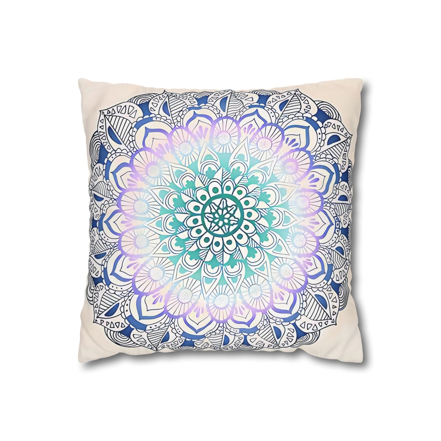 Pink Mandala Cushion Cover