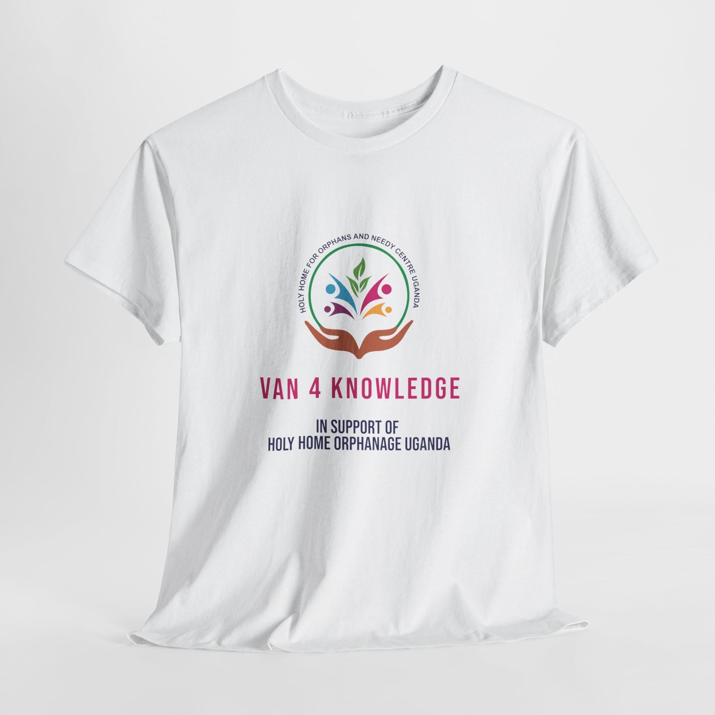 Van 4 Knowledge Unisex Heavy Cotton T-shirt - **In Support of Holy Home Orphanage Uganda**