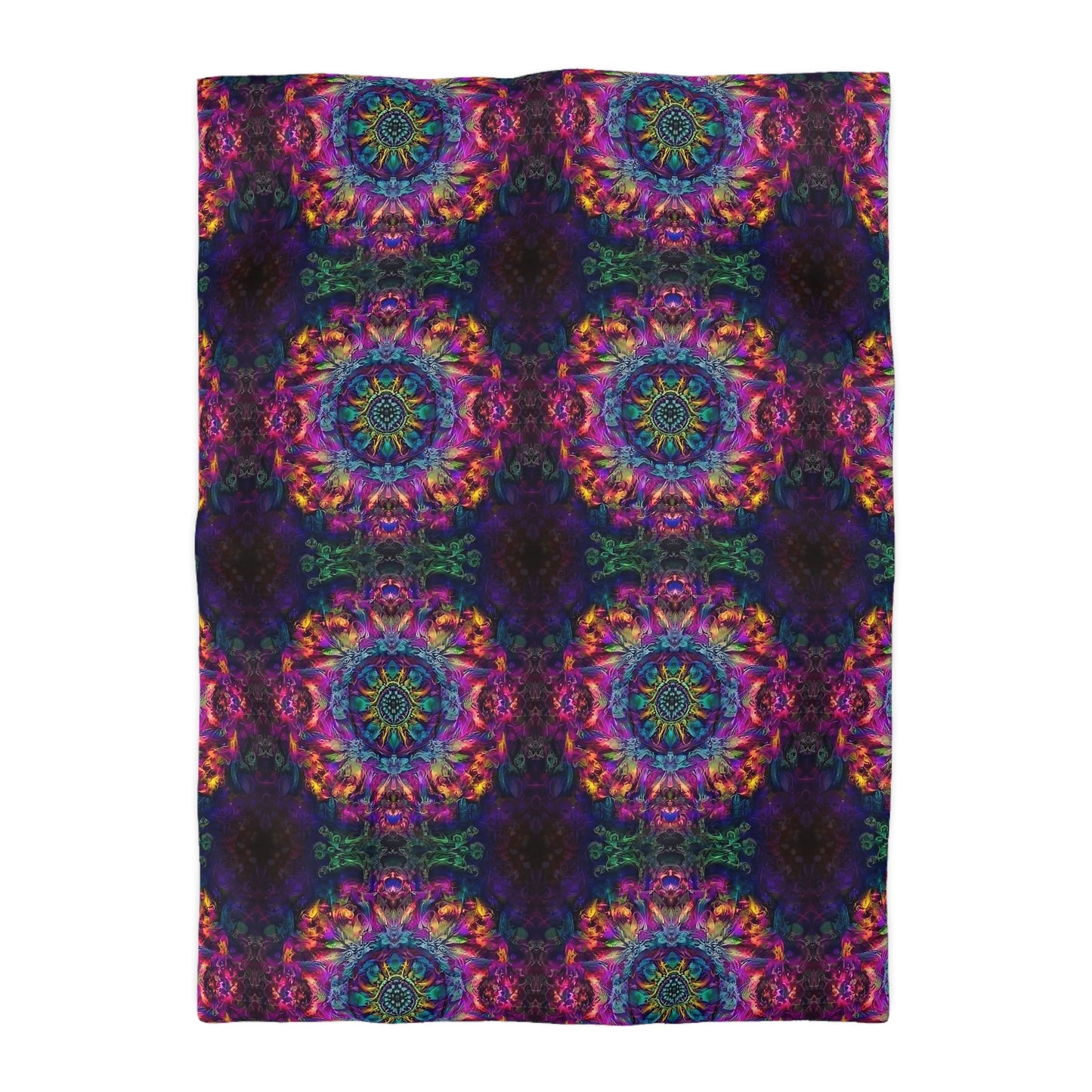 Psychedelic Kaleidoscope Duvet Cover