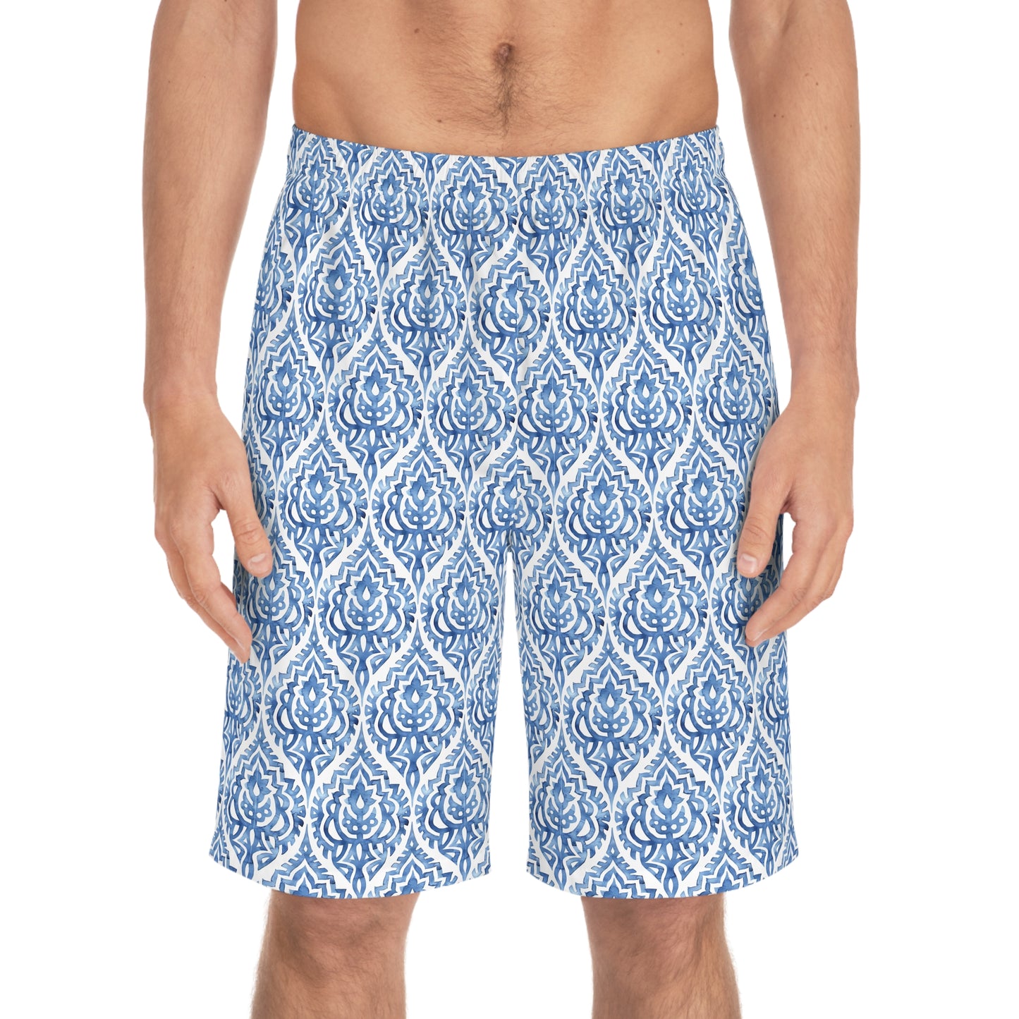 Men's Board Shorts - Beach Vibes Design