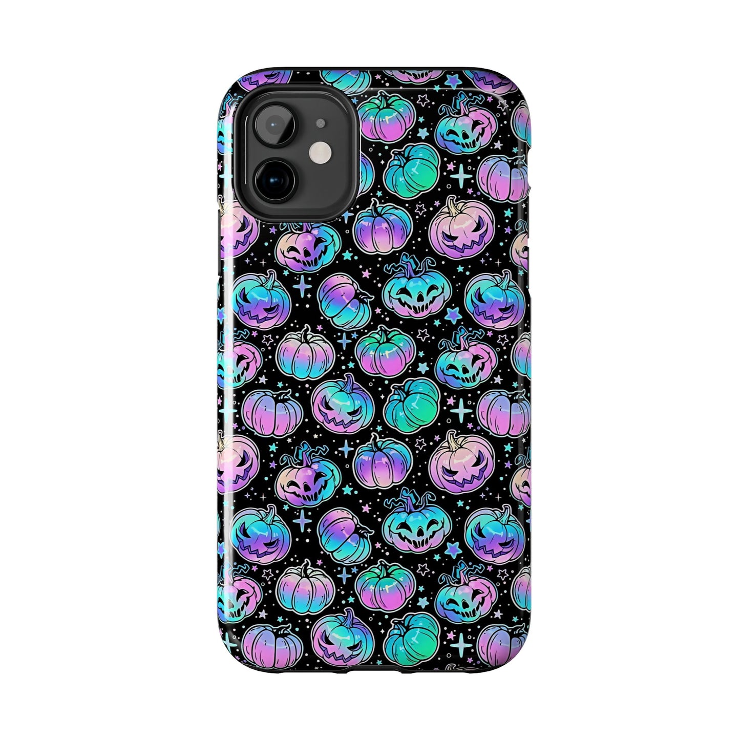 Spooky Neon Pumpkin Phone Case