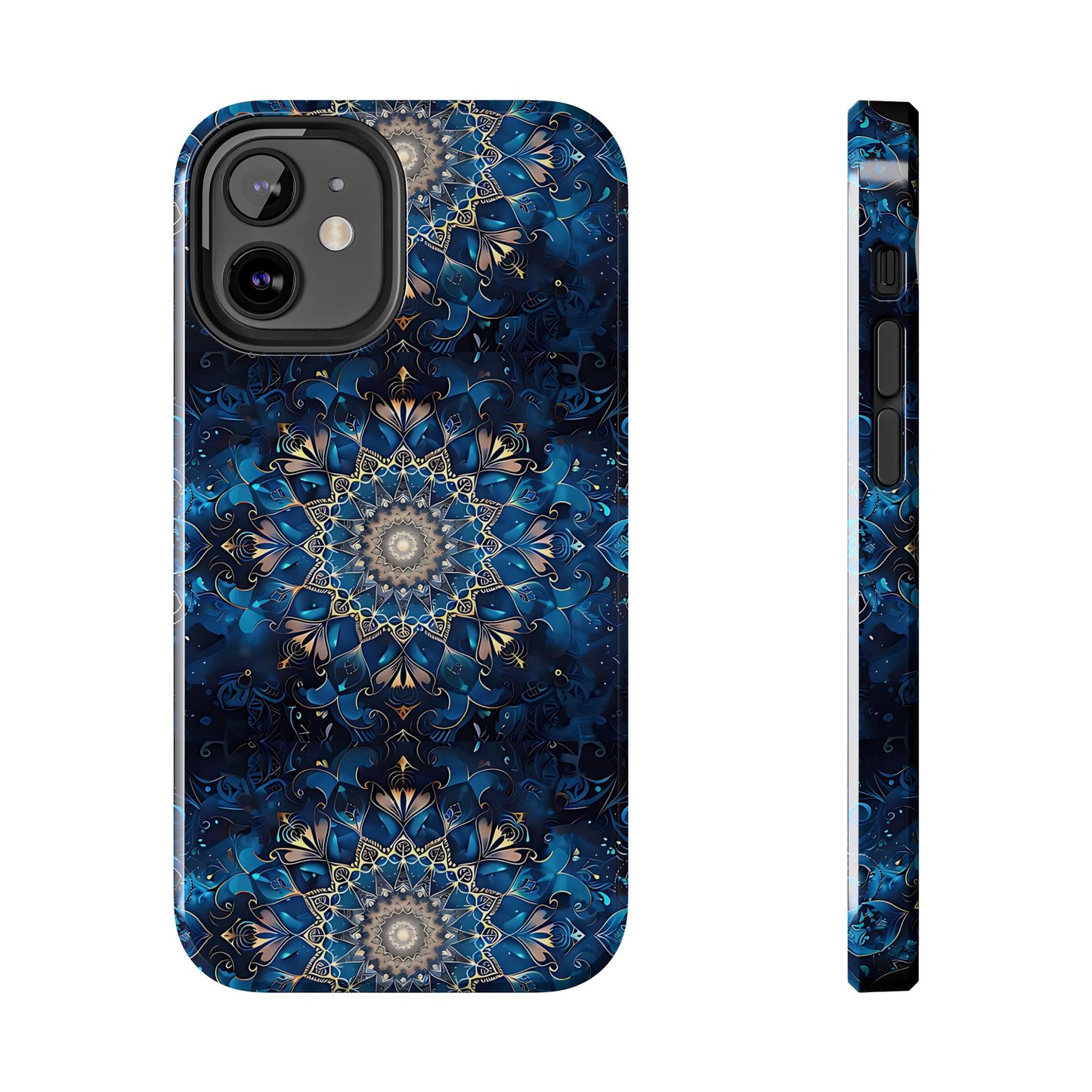 Navy Mandala Phone Case