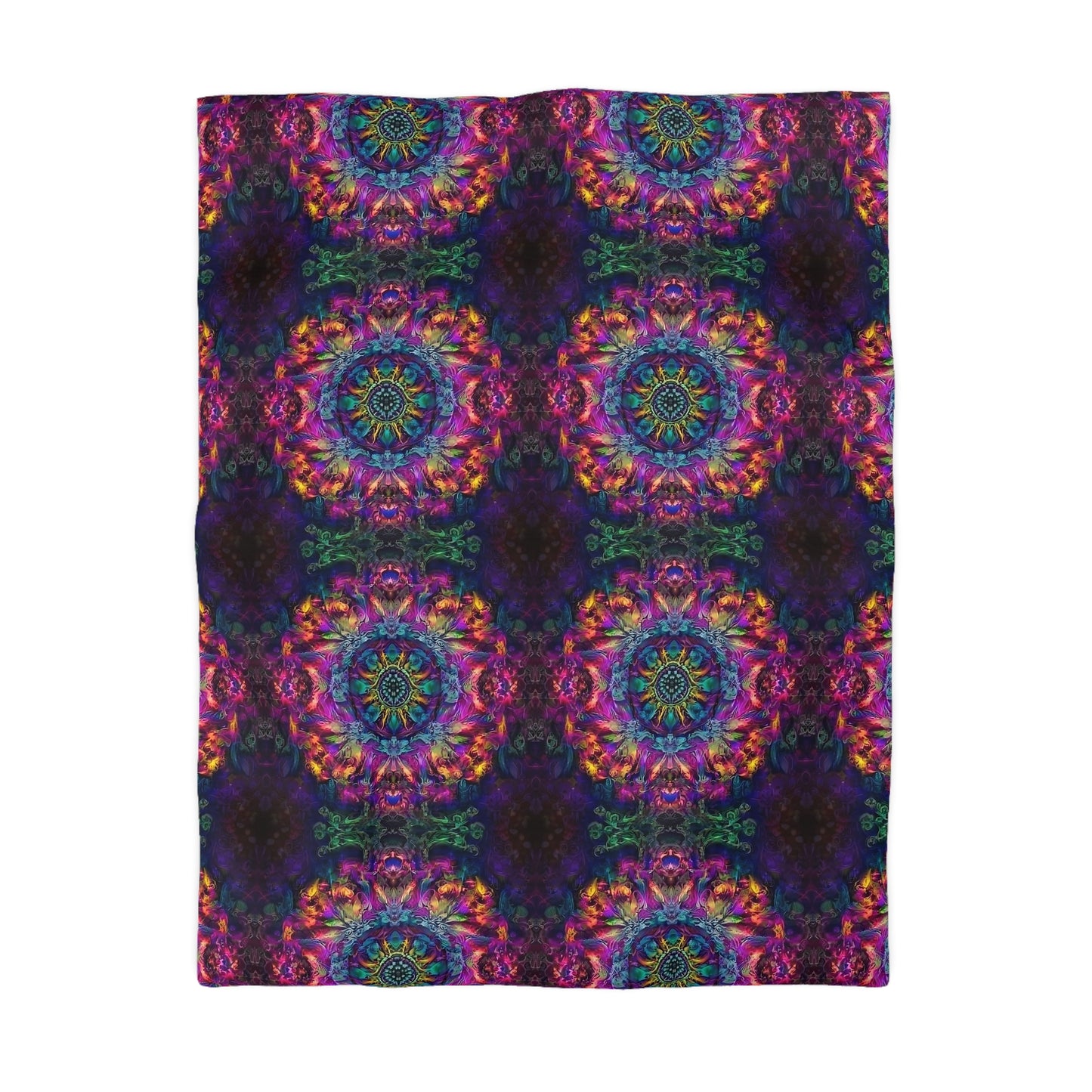 Psychedelic Kaleidoscope Duvet Cover