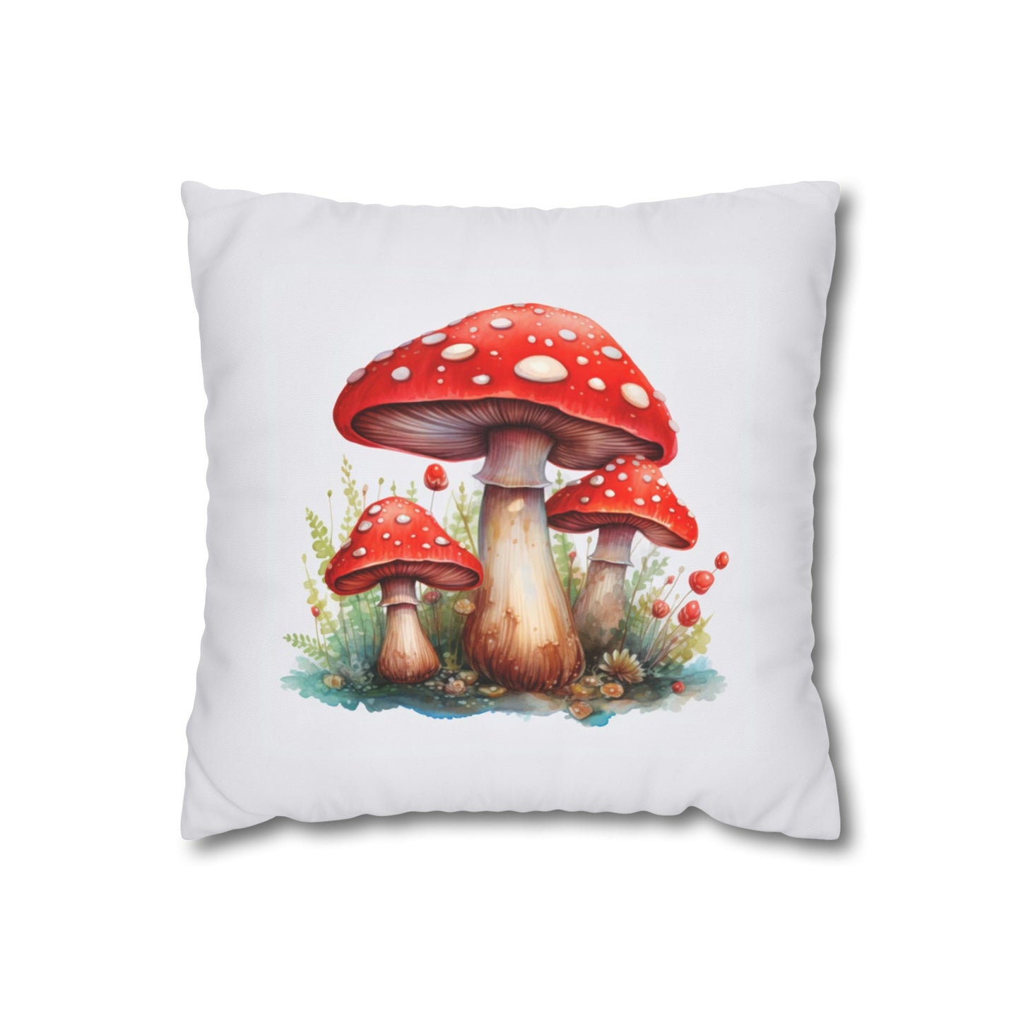 Mushroom Trio Cushion Cover