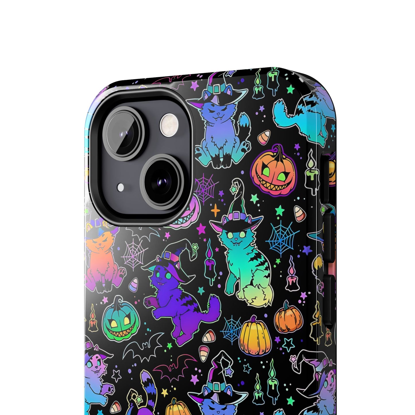 Spooky Neon Kitty Phone Case