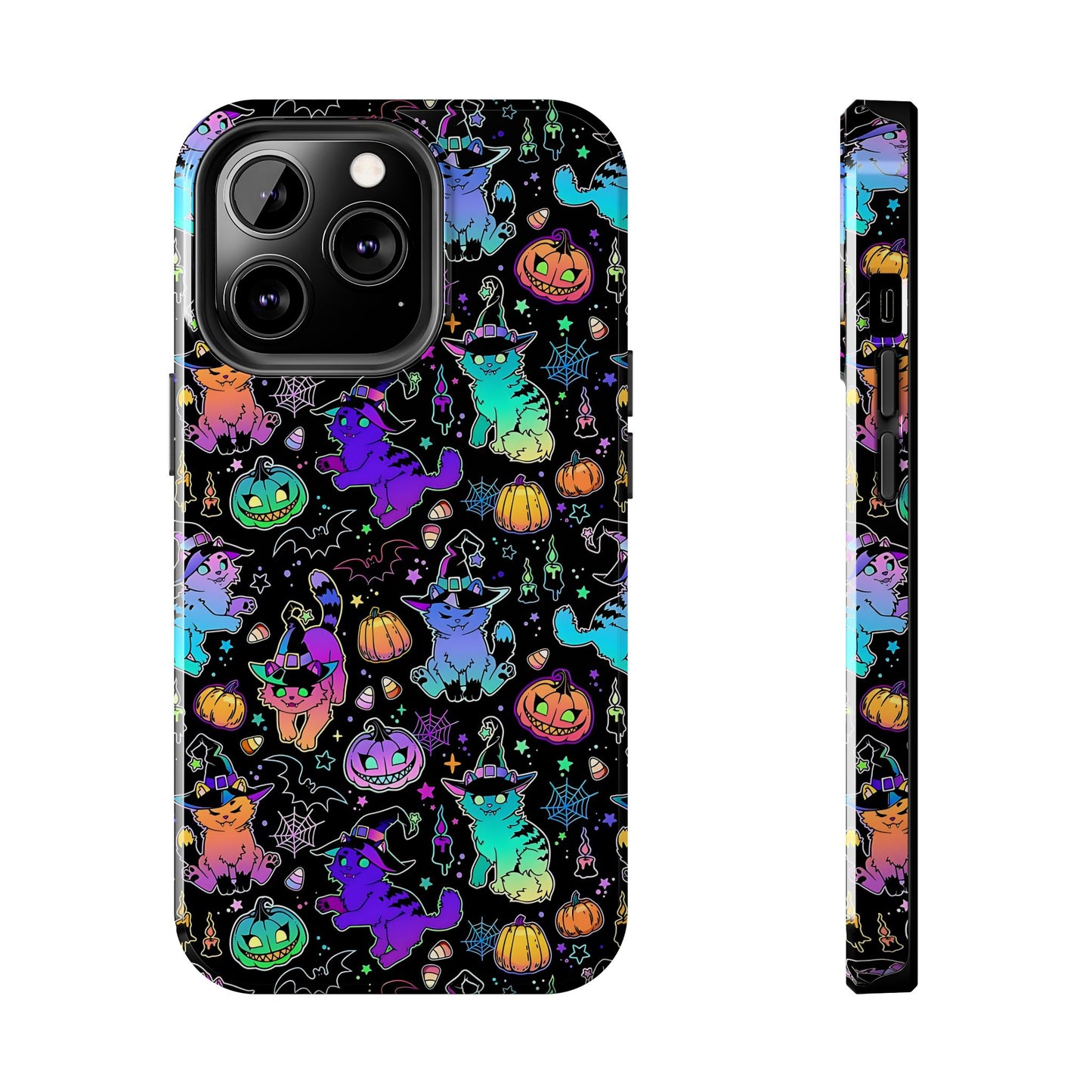 Spooky Neon Kitty Phone Case