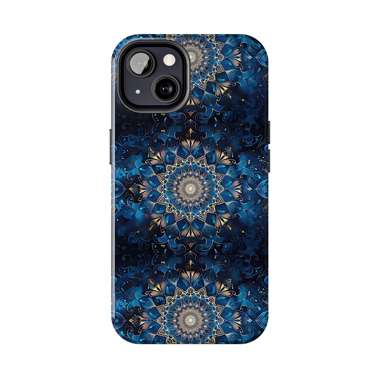 Navy Mandala Phone Case