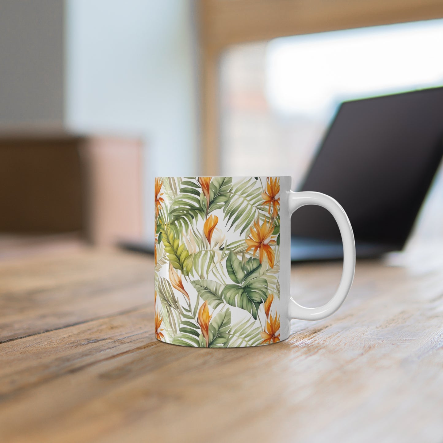 Tropical Adventure Ceramic Mug, 11oz