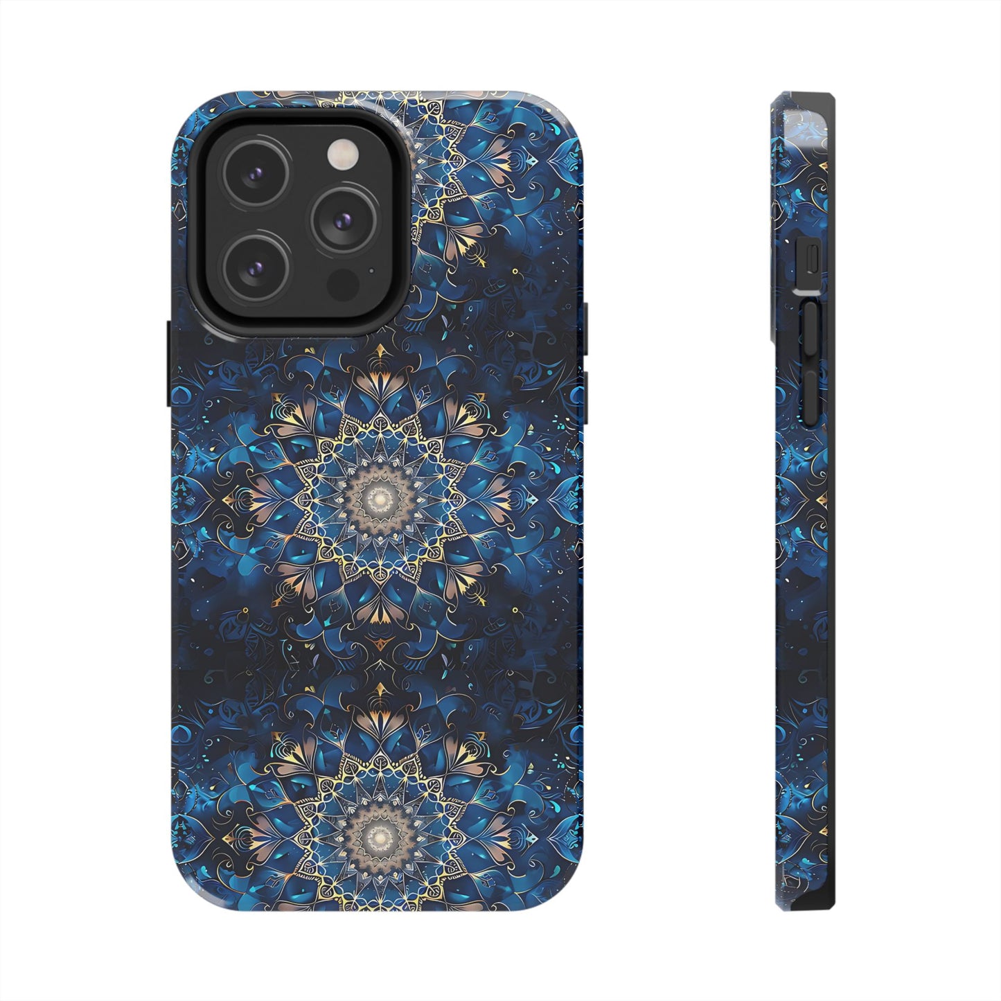 Navy Mandala Phone Case