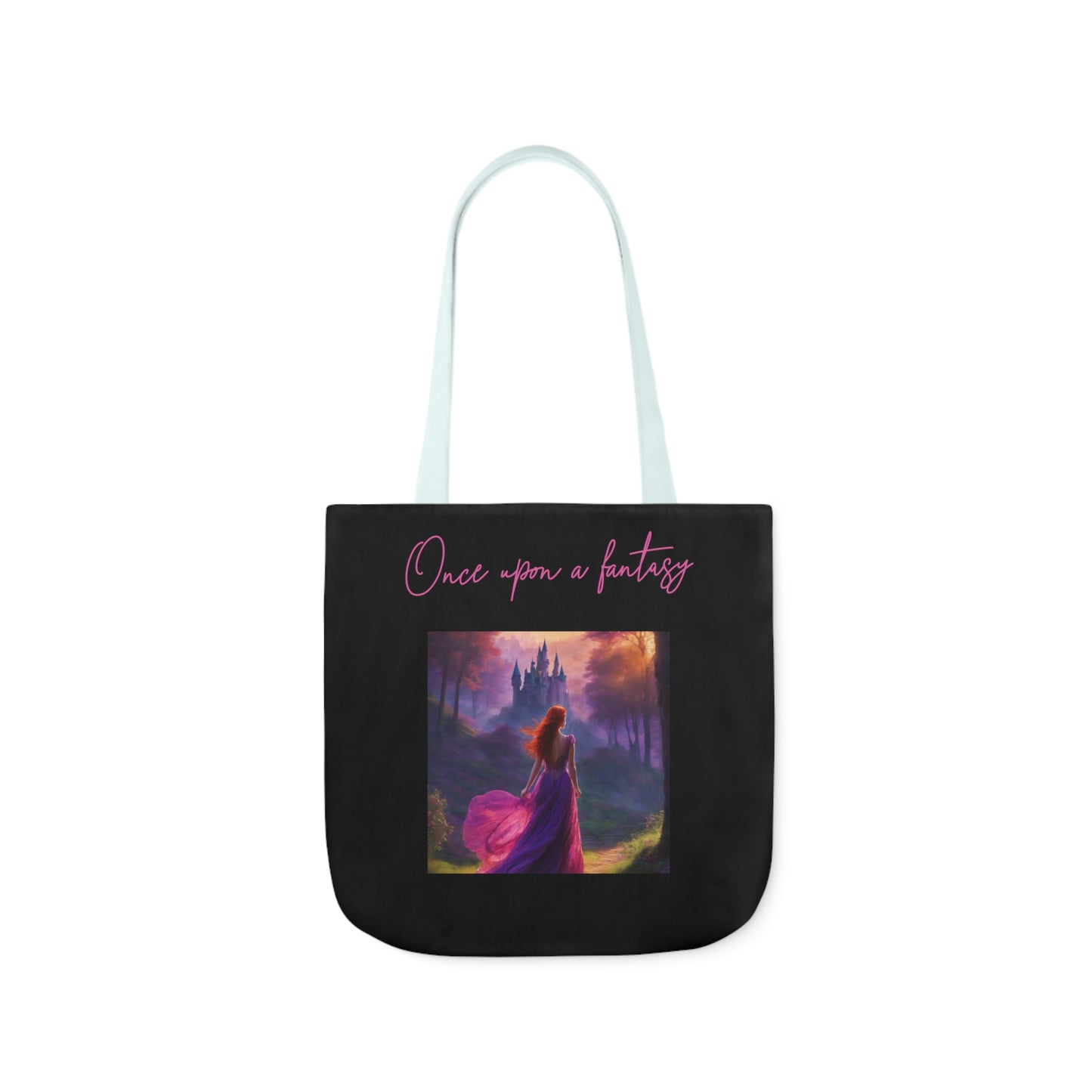 Once Upon A Fantasy Canvas Tote Bag - White