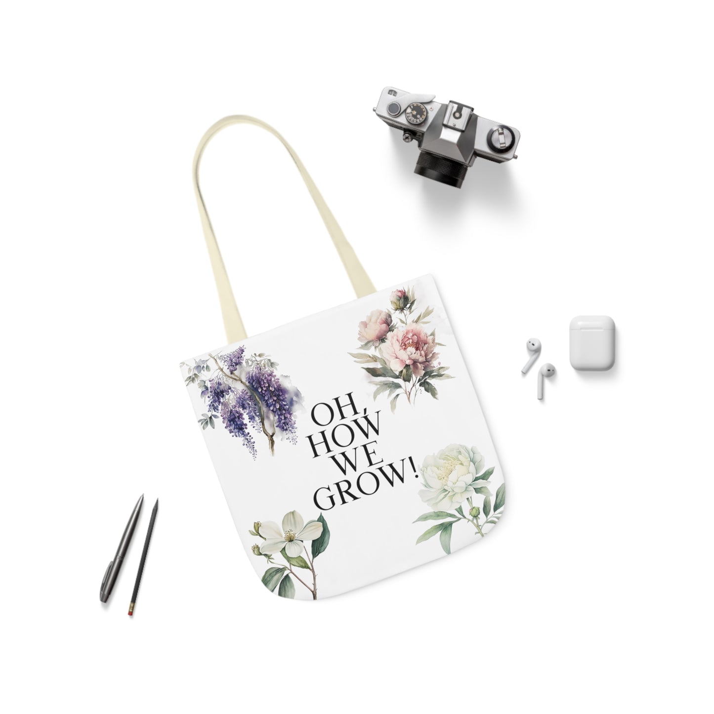 Oh, How We Grow Canvas Tote Bag