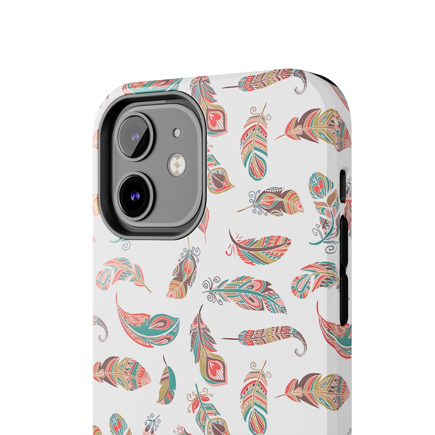 Boho Feather Tough Phone Case