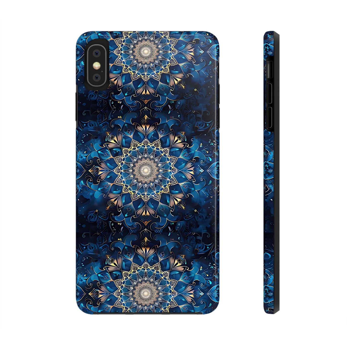 Navy Mandala Phone Case