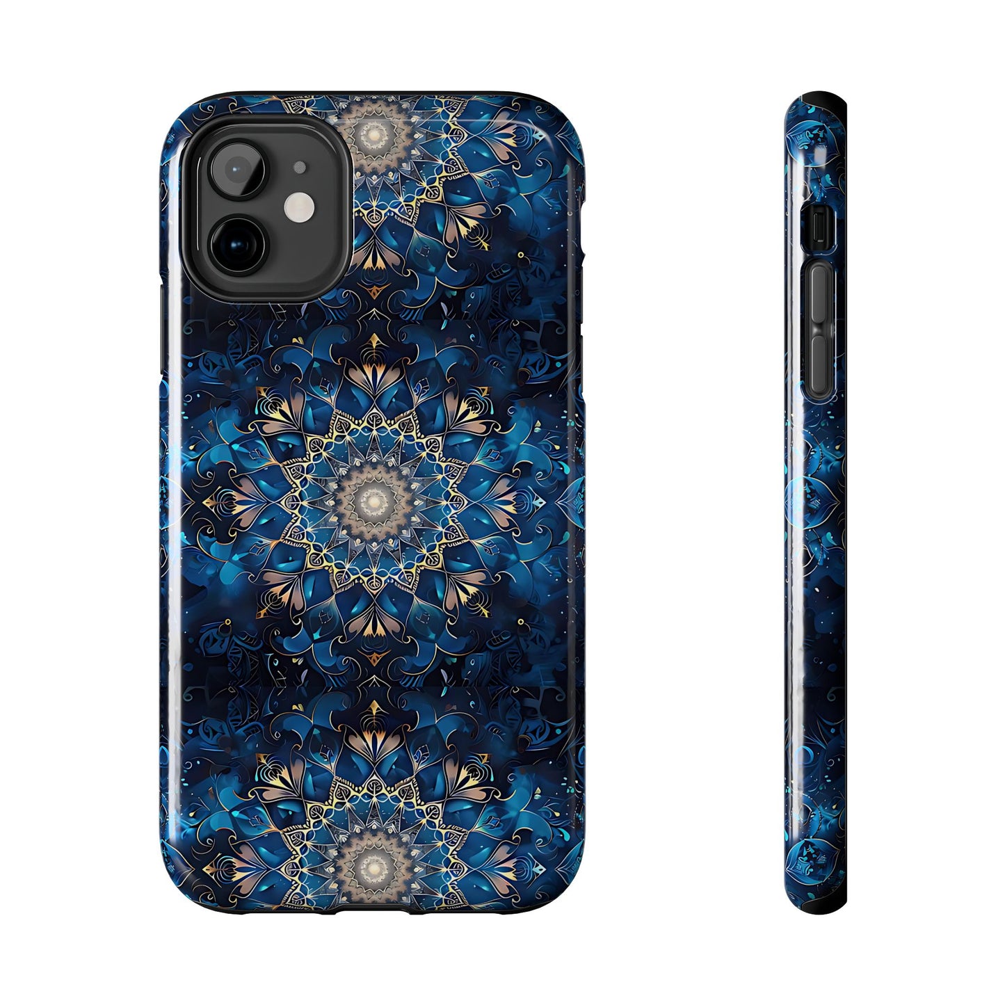 Navy Mandala Phone Case