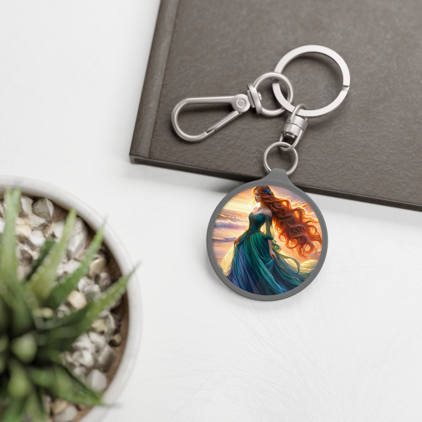 Once Upon A Fantasy - On The Shore Keyring Tag