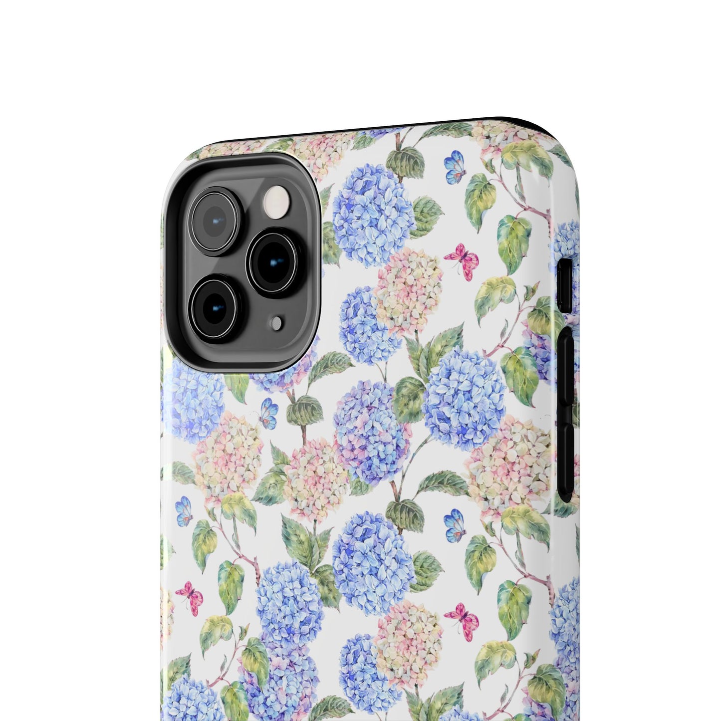 Pink & Blue Hydrangea Phone Case