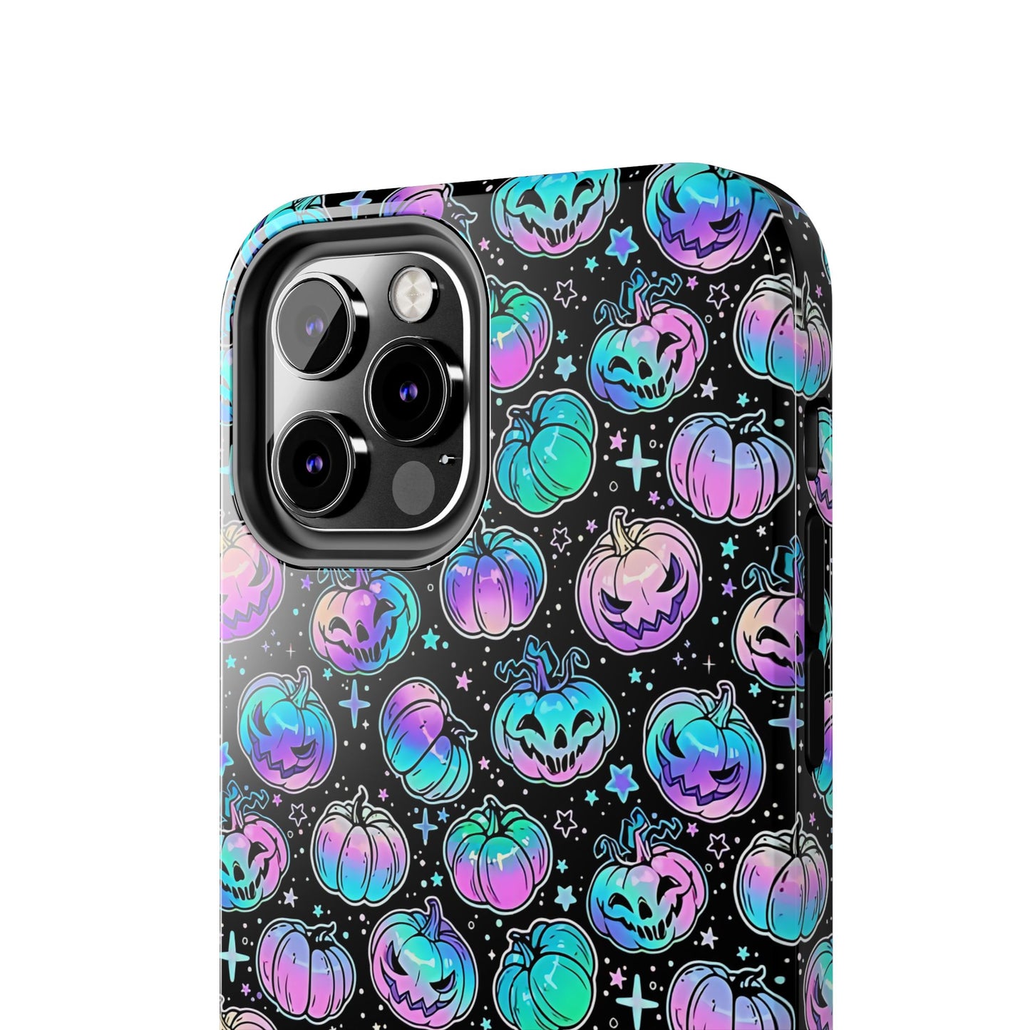 Spooky Neon Pumpkin Phone Case