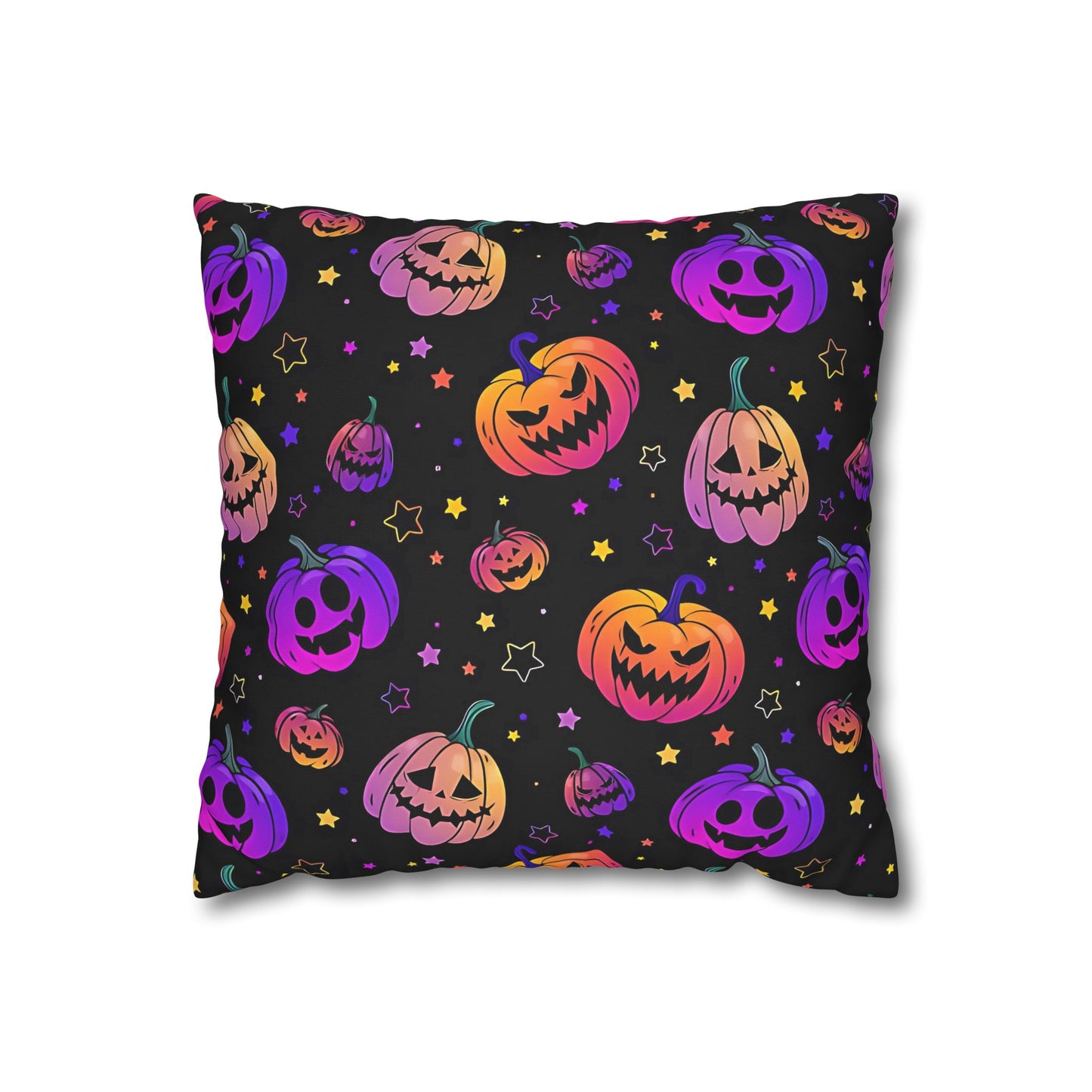 Spooky Neon Halloween #9 Cushion Cover