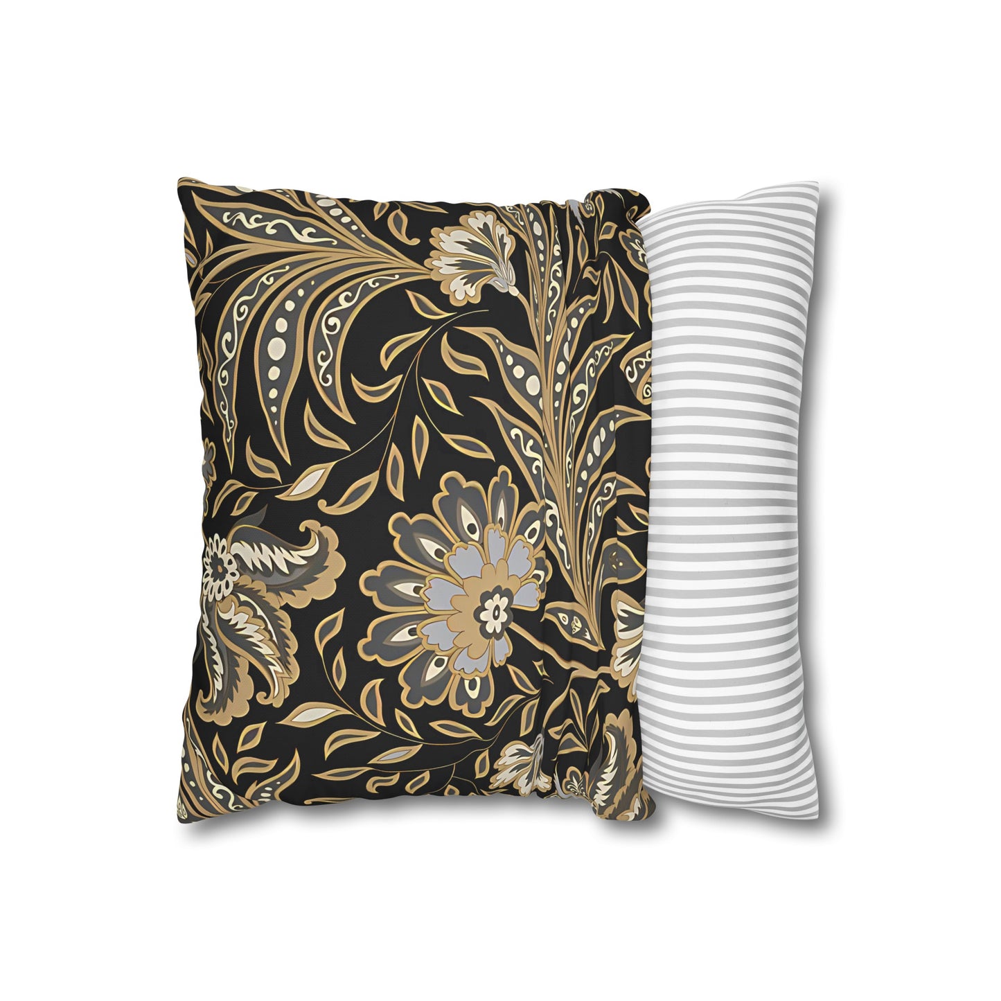 black and gold Cushion Cover